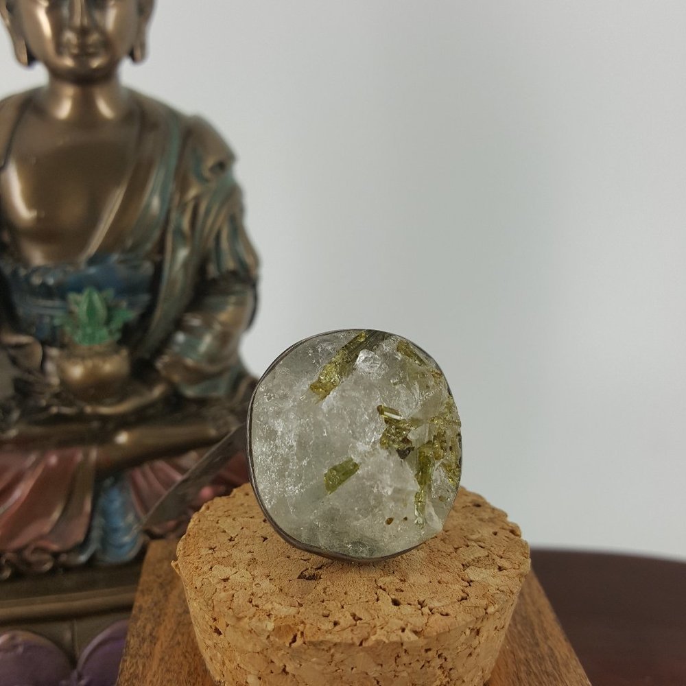 Rutilated Quartz Ring